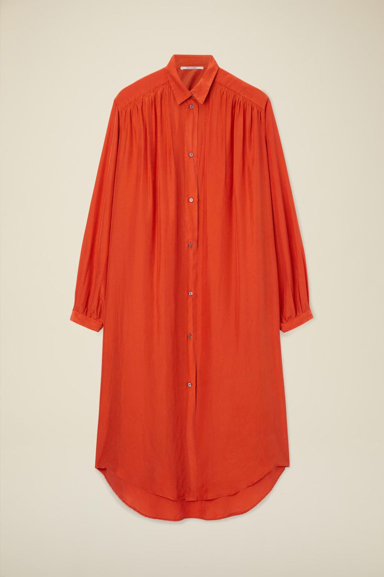 Pomandere Abito chemisier con maniche lunghe Saldi Di Fabbrica