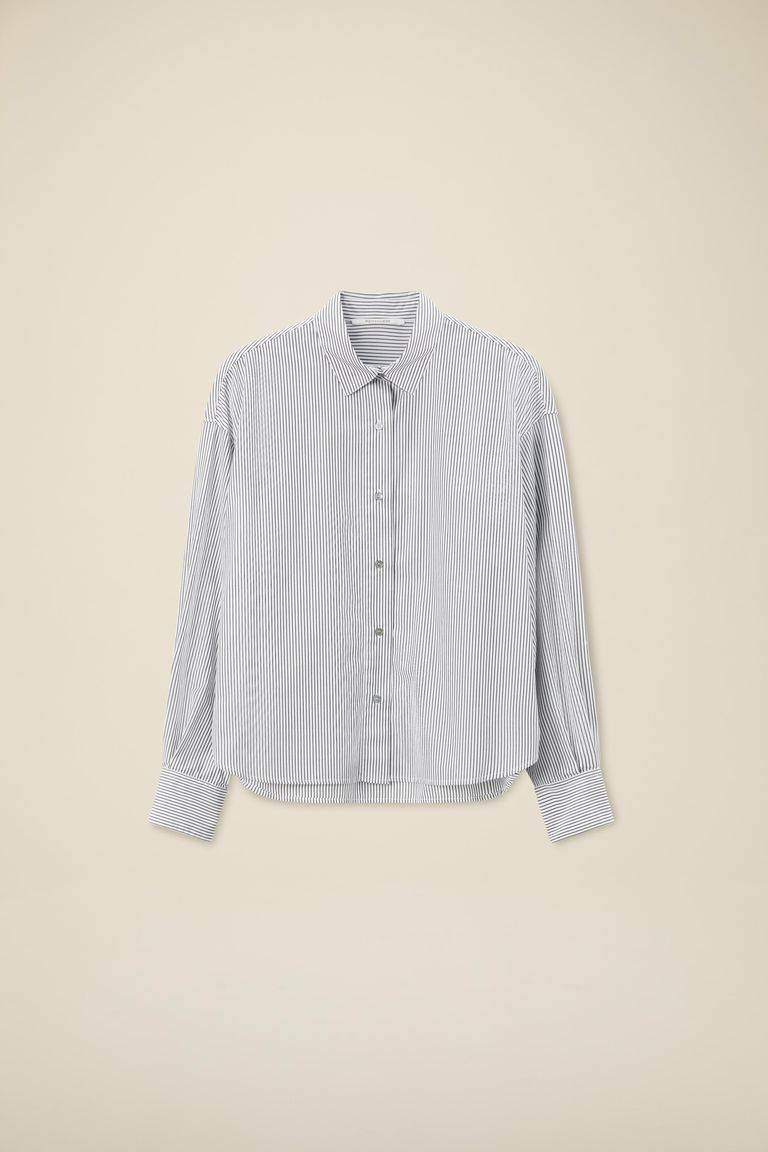 Pomandere Camicia in popeline rigato Moda