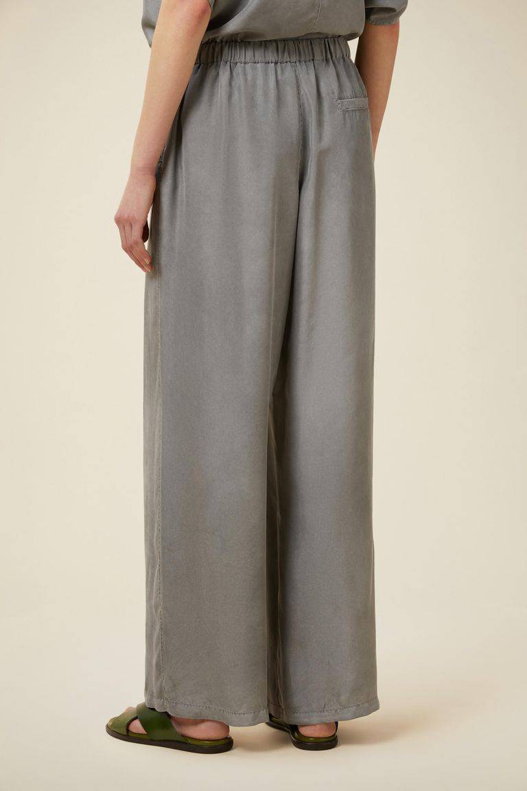 Pomandere Pantalone ampio con elastico in vita, tinto naturalmente In Saldo