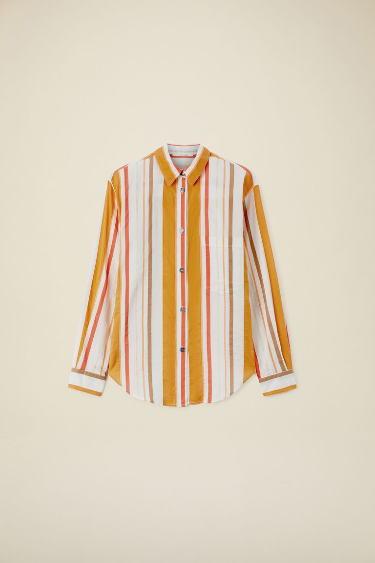Pomandere Camicia a righe con taschino Shopping Online