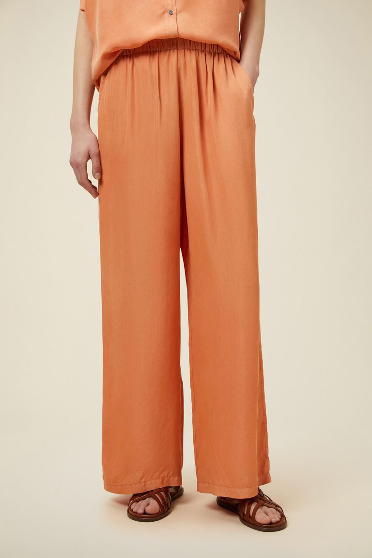 Pomandere Pantalone ampio con elastico in vita, tinto naturalmente Sottocosto
