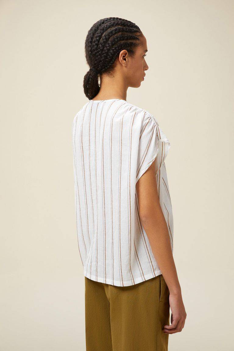 Pomandere Top rigato lurex Saldi Di Fabbrica