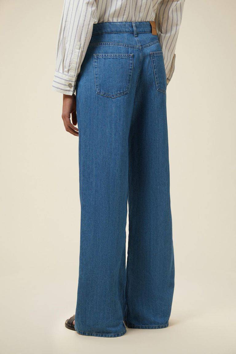 Pomandere Denim wide leg Promozione Limitata