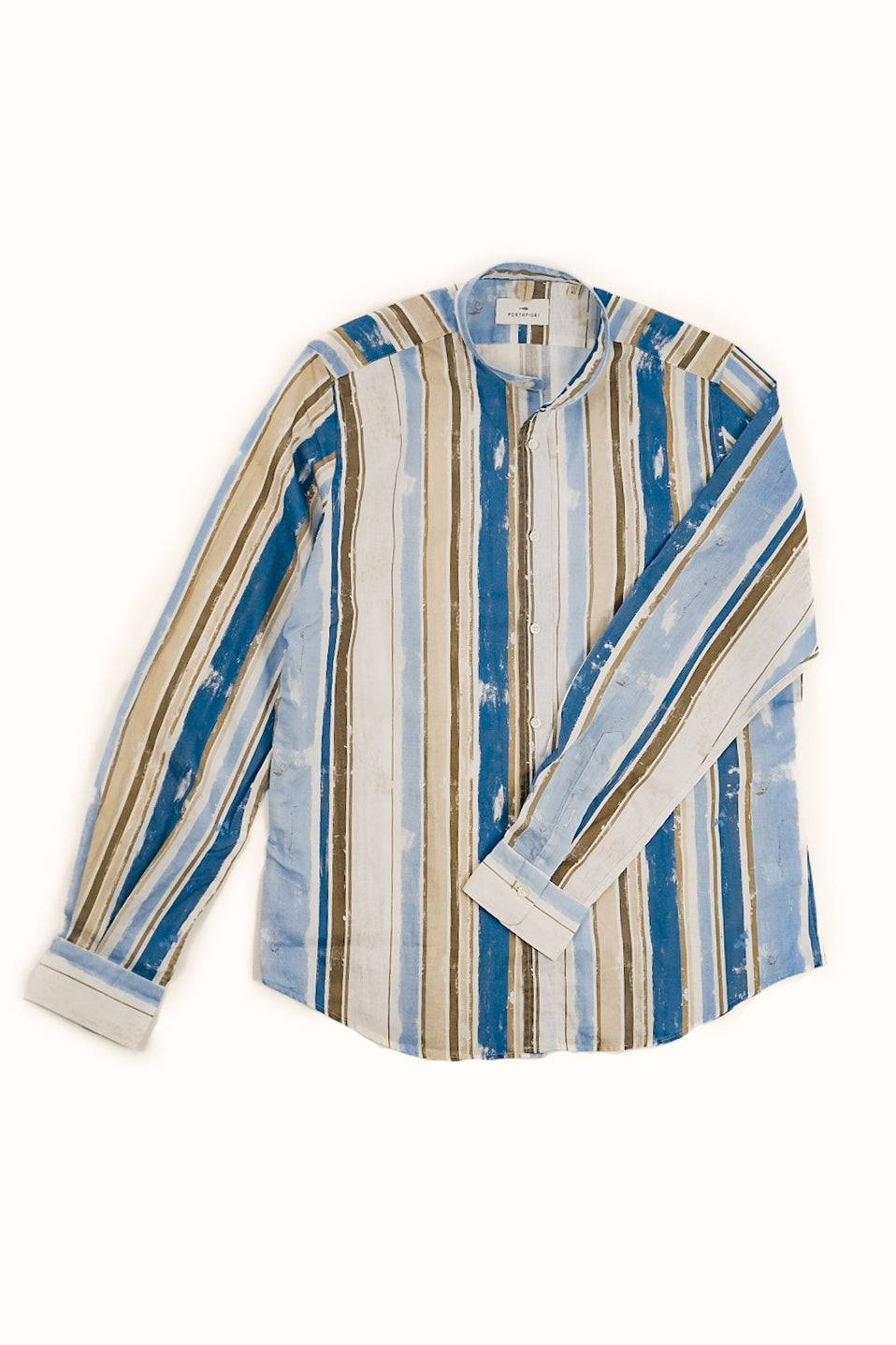 Portofiori CAMICIA FANTASIA MISTO LINO Convenienza