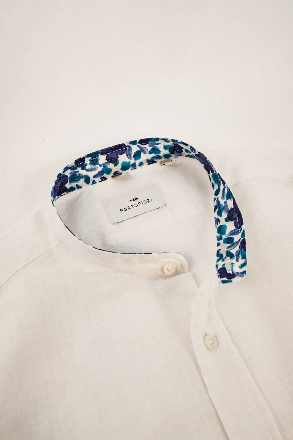 Portofiori CAMICIA KOREA MISTO LINO Sconto