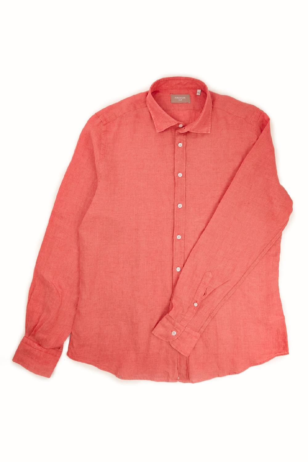 Portofiori CAMICIA PURO LINO Vendite Flash