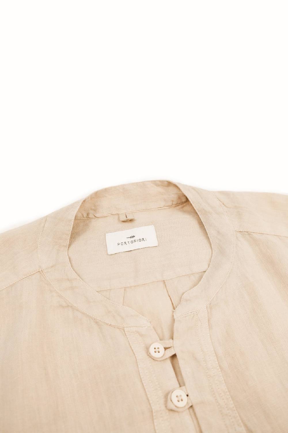 Portofiori POLO CAMICIA KOREA PURO LINO Negozio