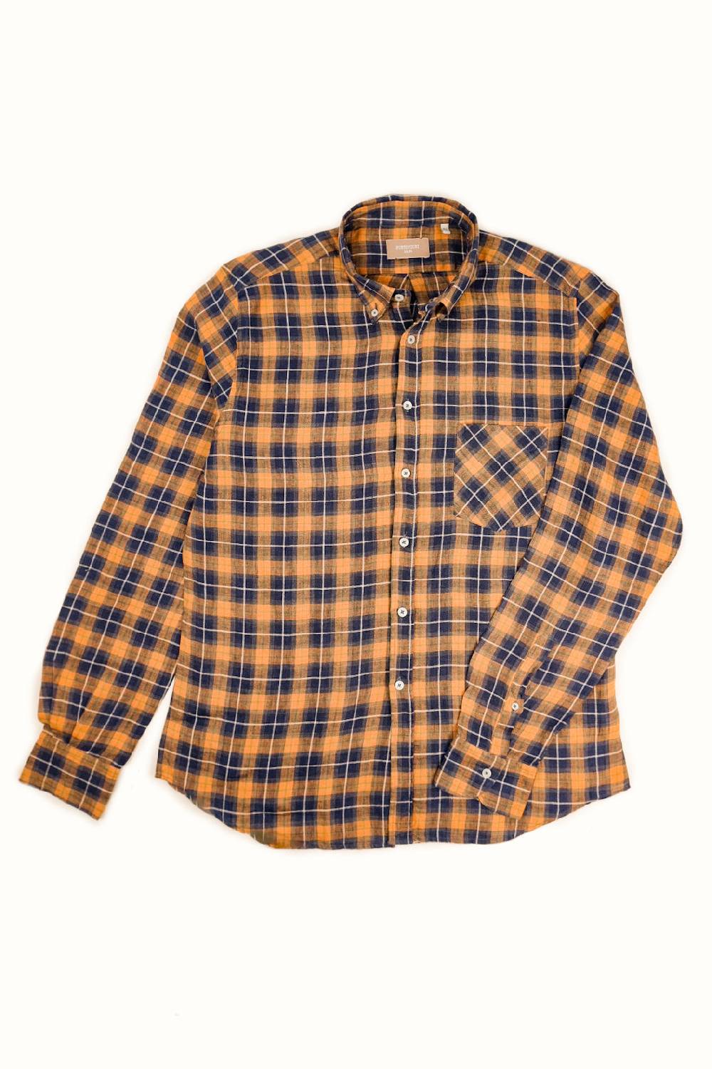Portofiori CAMICIA FANTASIA MISTO LINO Outlet
