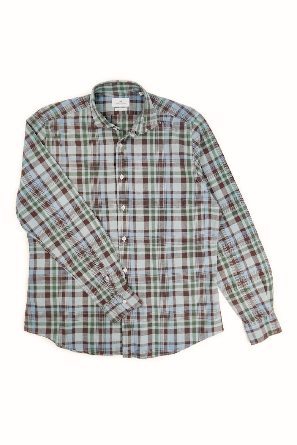 Portofiori CAMICIA FANTASIA MISTO LINO 2025