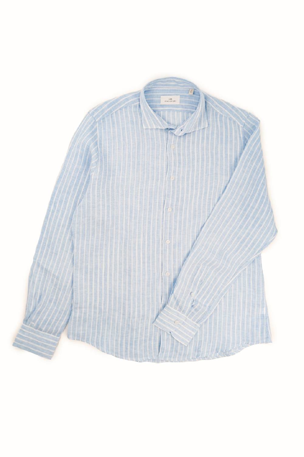 Portofiori CAMICIA RIGATA PURO LINO Italia