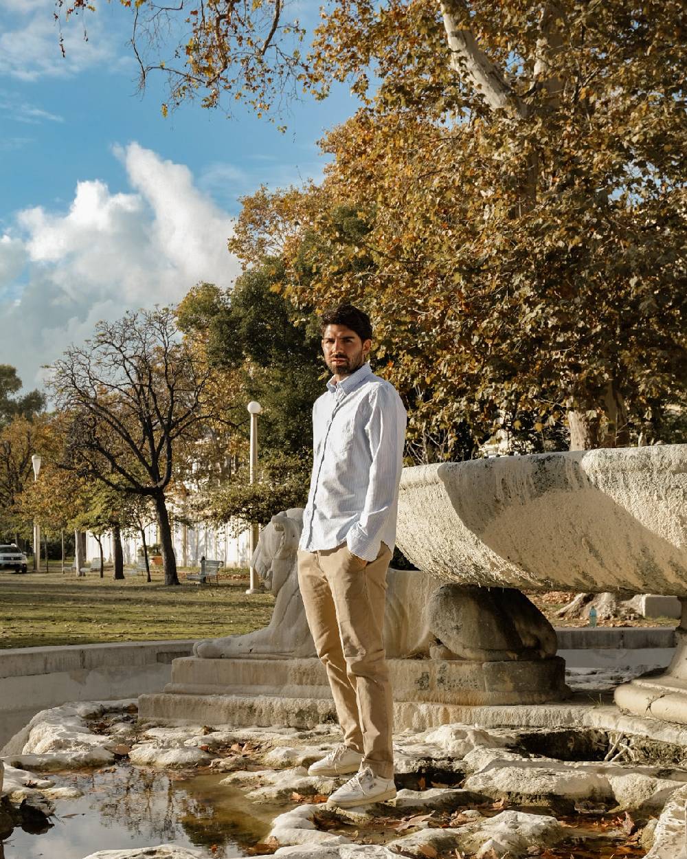 Portofiori CAMICIA FANTASIA OXFORD Saldi Di Fabbrica