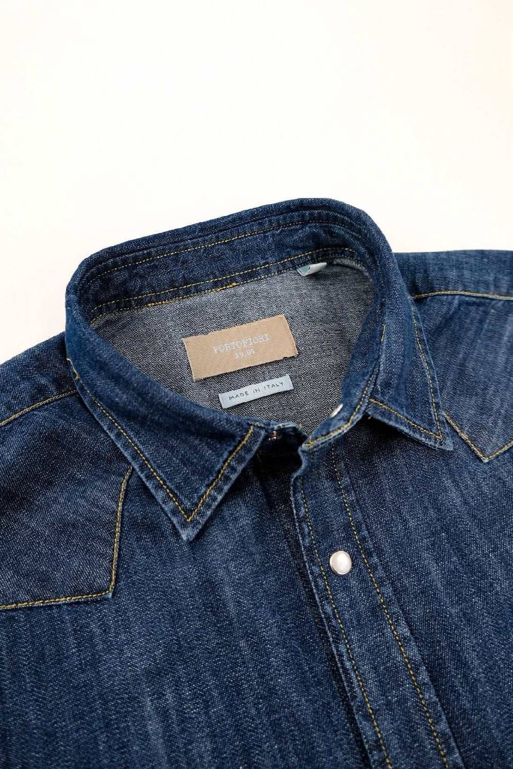 Portofiori CAMICIA DENIM TEXANA Sostegno trimestrale
