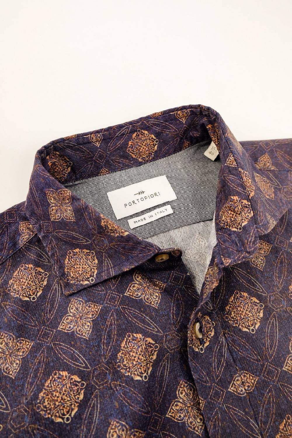 Portofiori CAMICIA FANTASIA COTONE Enormi sconti