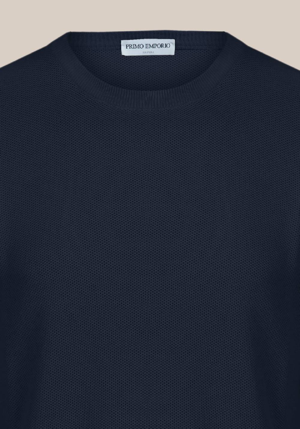 Primo Emporio Maglia giro collo tessitura punto riso Black Friday
