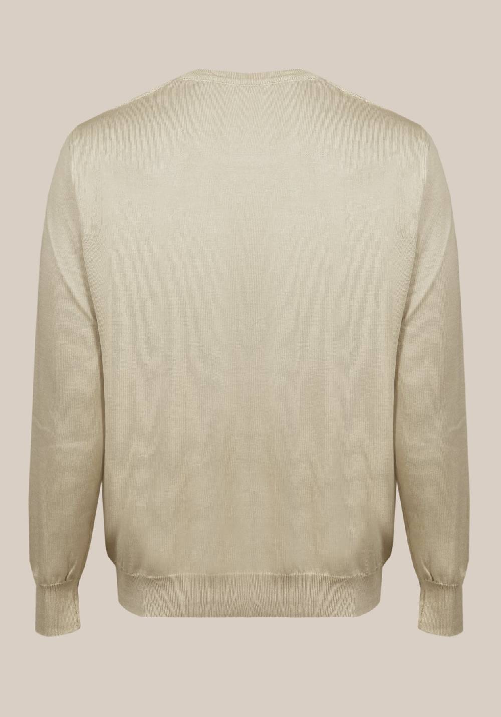 Primo Emporio Maglia giro collo tessitura punto riso Offerta natalizia