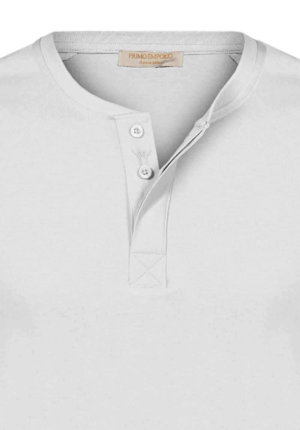 Primo Emporio T-shirt mezza manica con bottoni coperti Offerta speciale della fabbrica