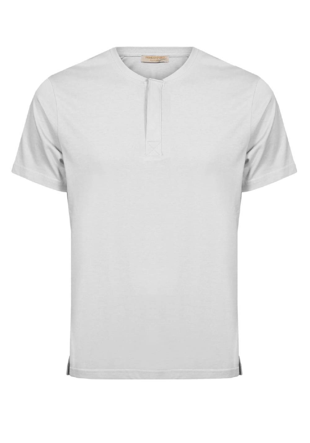Primo Emporio T-shirt mezza manica con bottoni coperti Offerta speciale della fabbrica