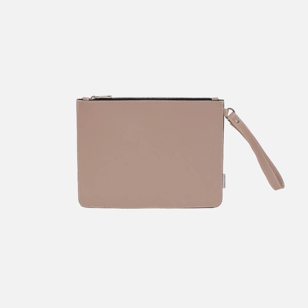 Primo Emporio Pochette Rigida in Pelle Logo Inciso Qualità