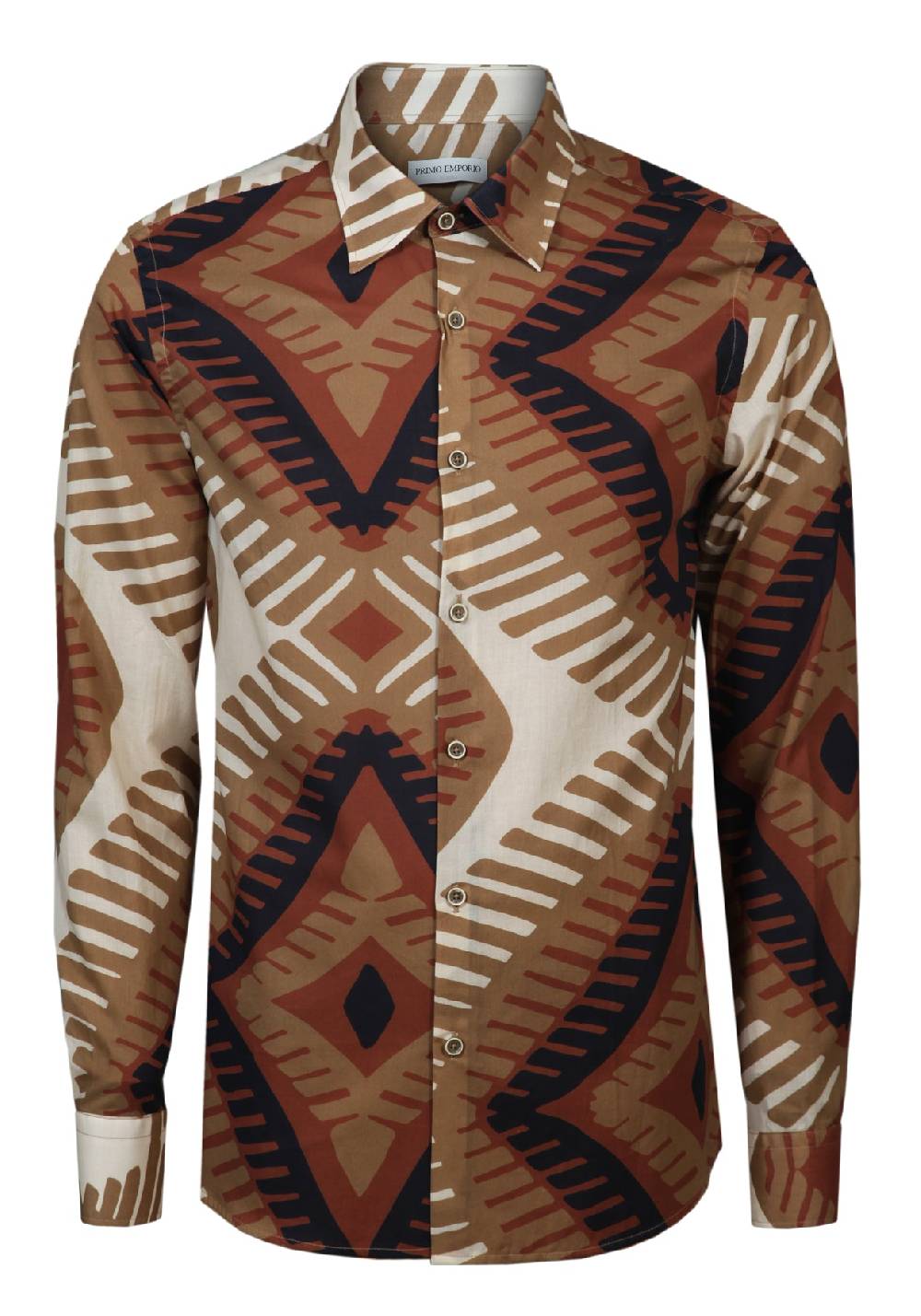 Primo Emporio Camicia in Cotone Fantasia Grande Fino Al -60%