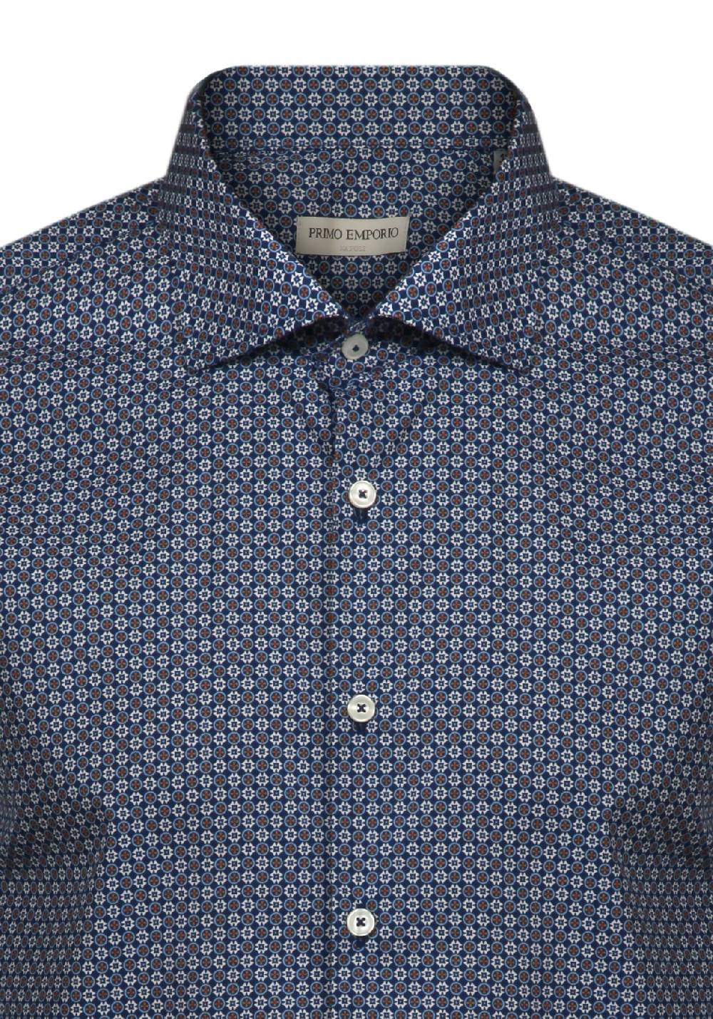 Primo Emporio Camicia in Cotone Micro-Fantasia Shopping Online