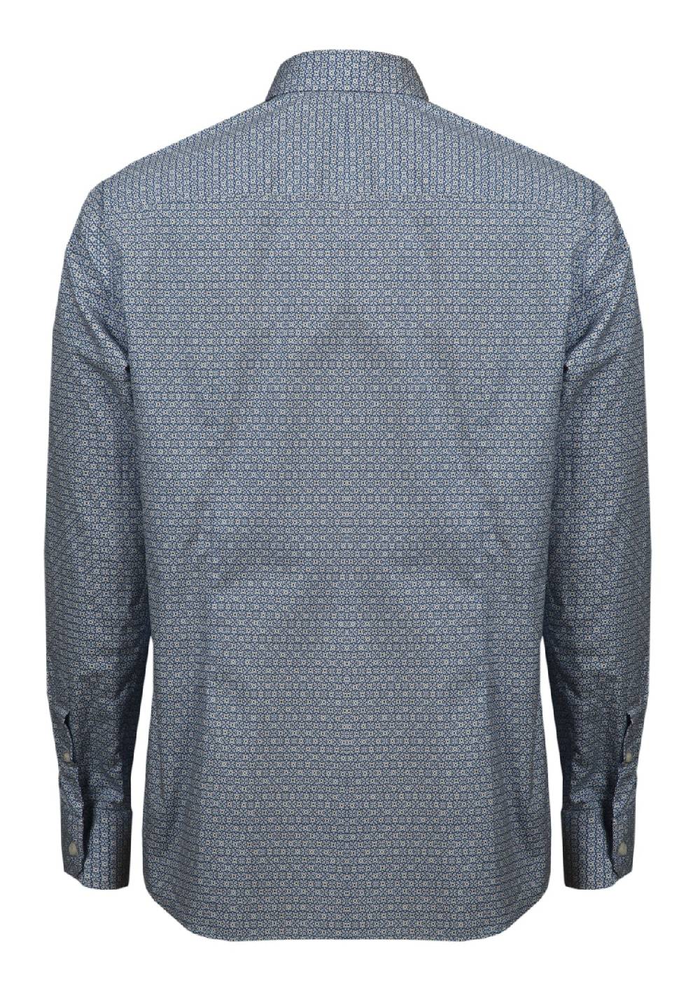 Primo Emporio Camicia in Cotone Micro-Fantasia Prezzo Ridotto