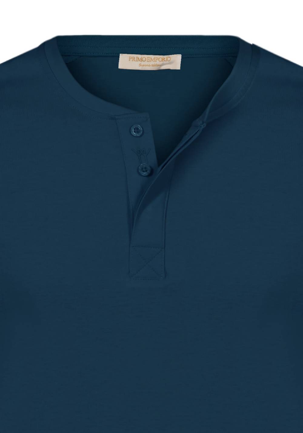 Primo Emporio T-shirt mezza manica con bottoni coperti Sconto