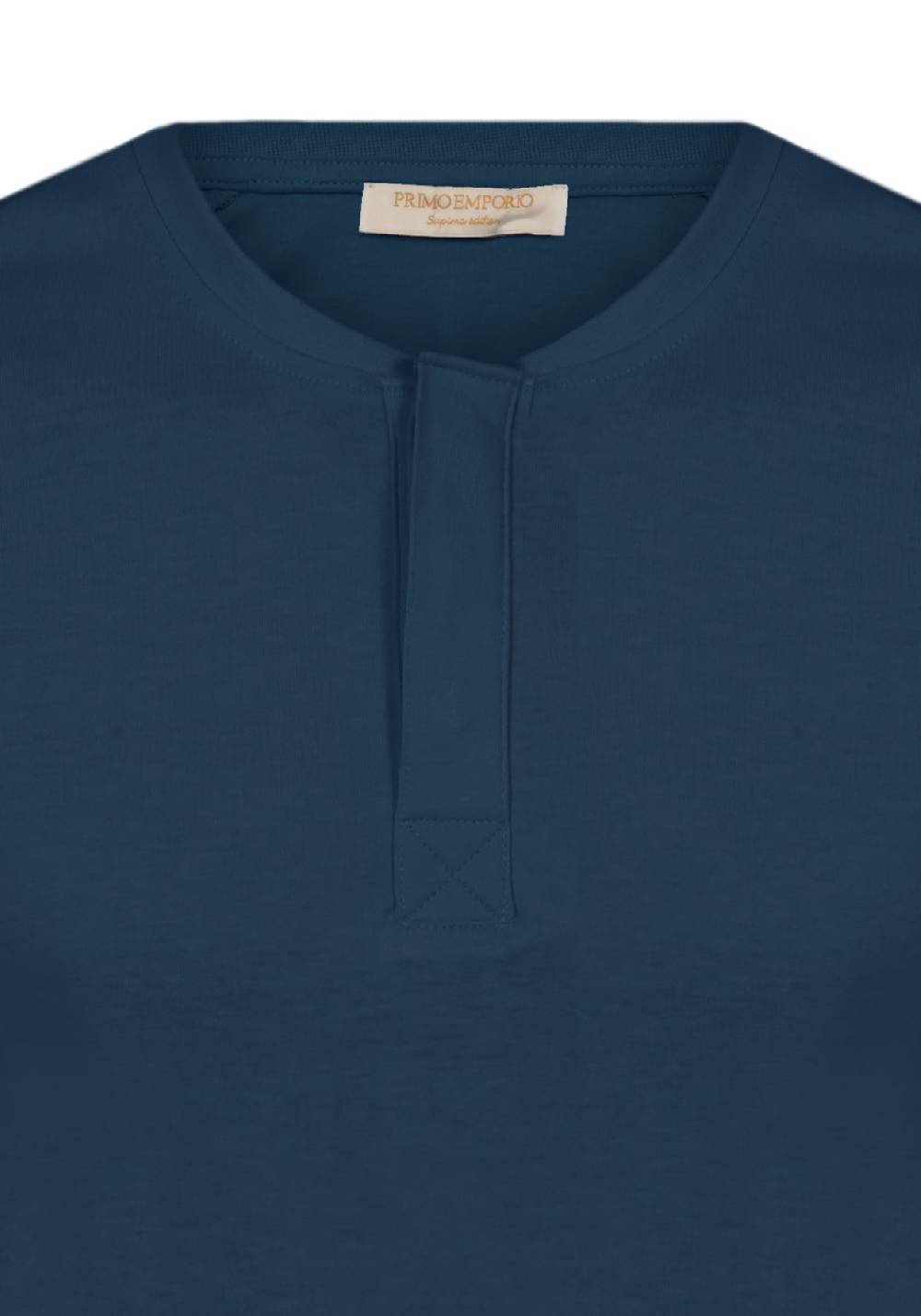 Primo Emporio T-shirt mezza manica con bottoni coperti Sconto