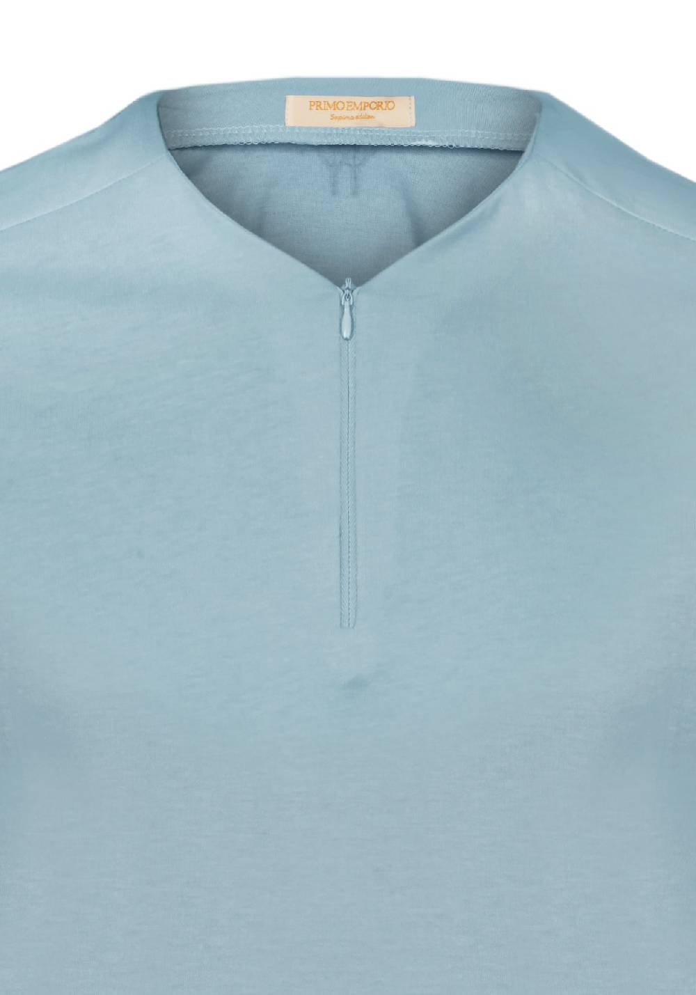 Primo Emporio T-shirt con zip mezza manica In Vendita