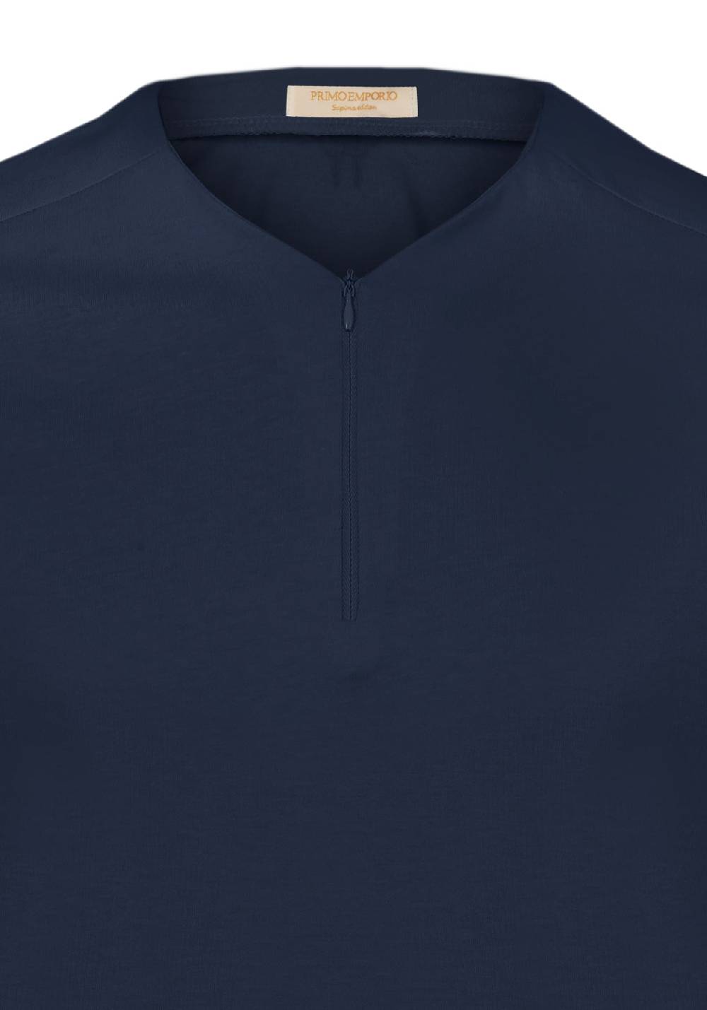 Primo Emporio T-shirt con zip mezza manica Hotsell