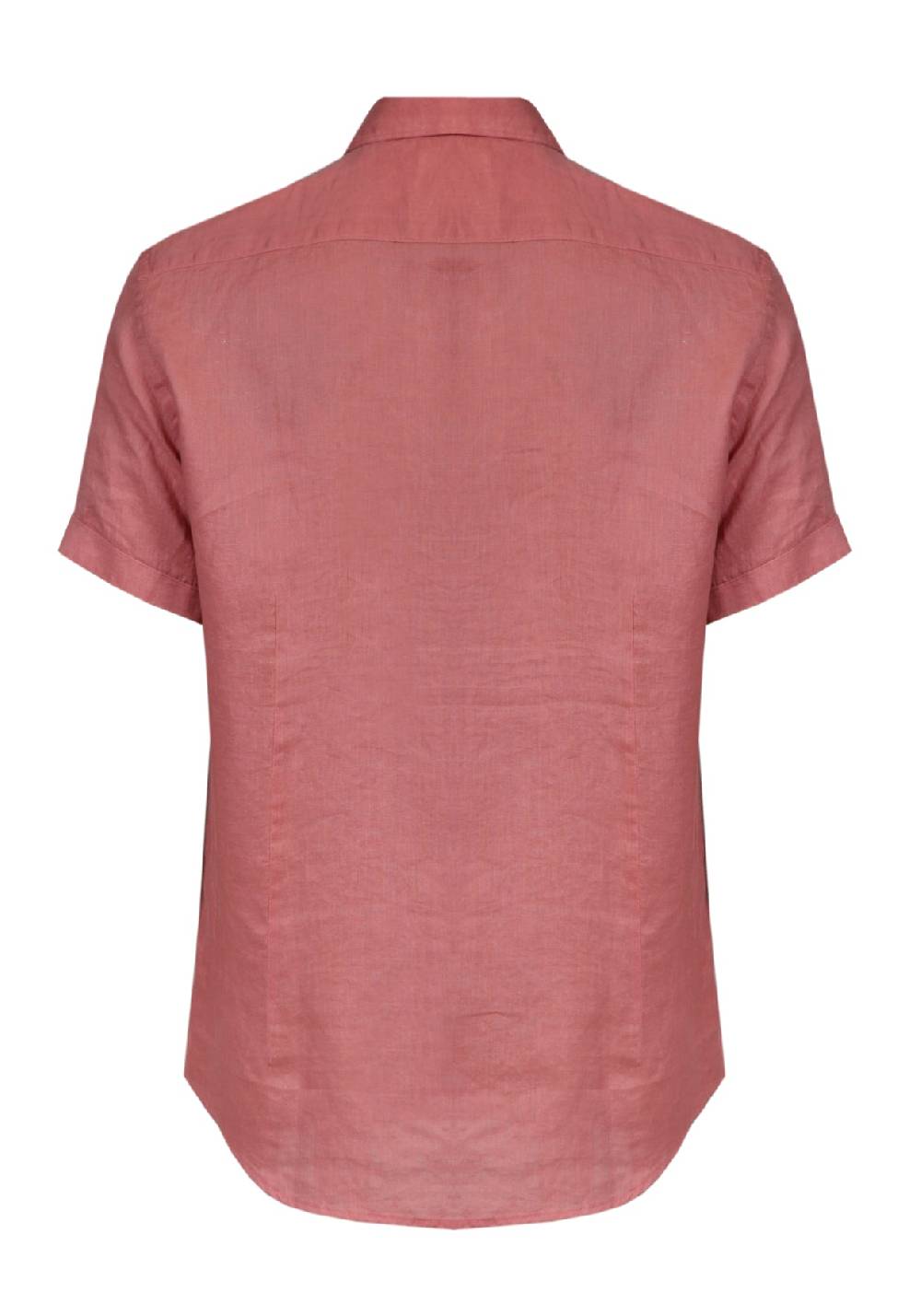 Primo Emporio Camicia Lino Mezza Manica - Mattone Negozio