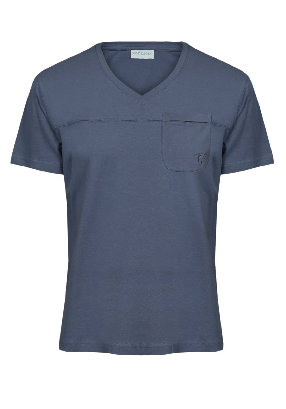 Primo Emporio T-shirt scollo a V con taschino Soddisfazione Garantita