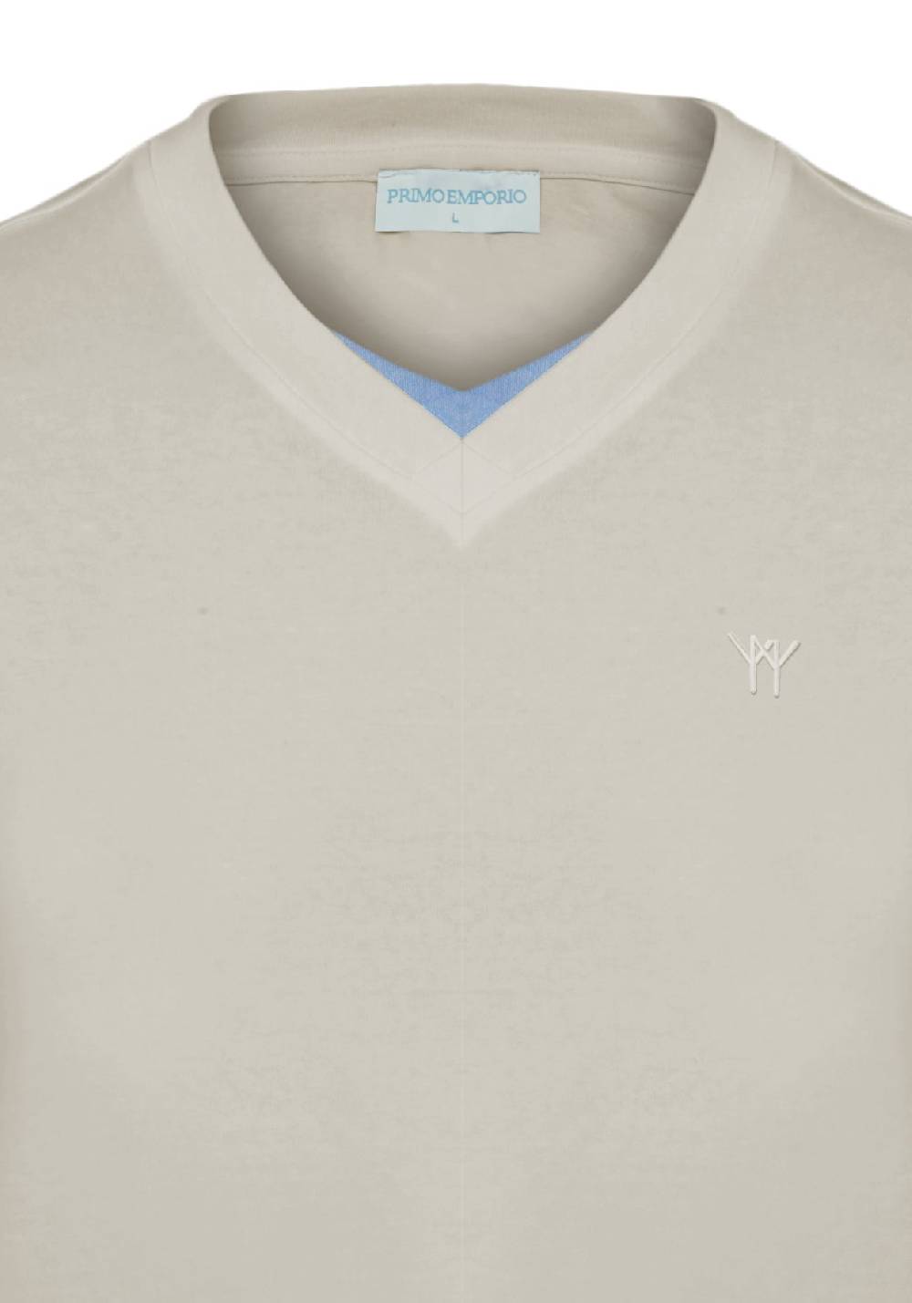 Primo Emporio T-shirt mezza manica con contrasto Qualità Garantita