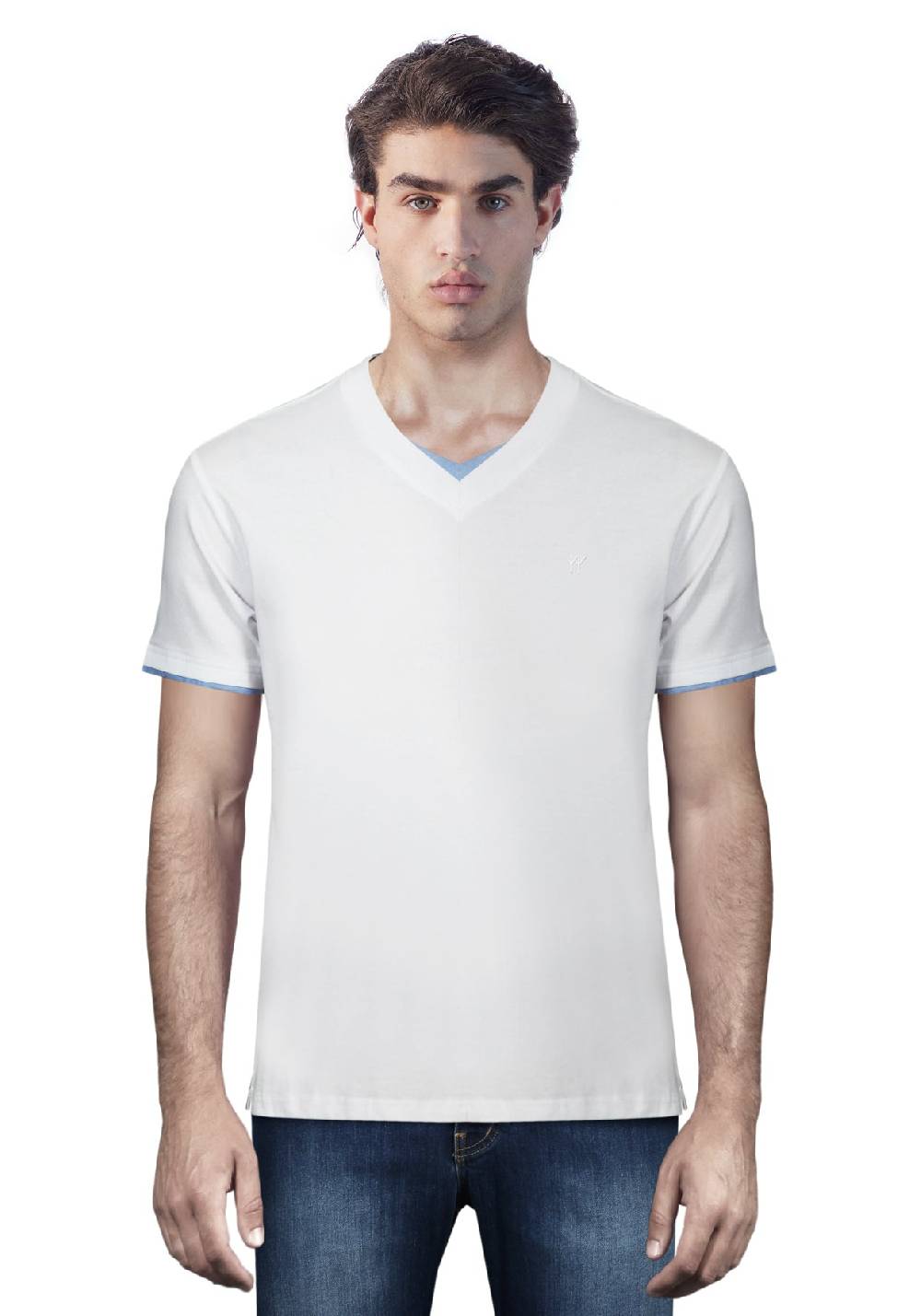 Primo Emporio T-shirt mezza manica con contrasto Consegna Veloce