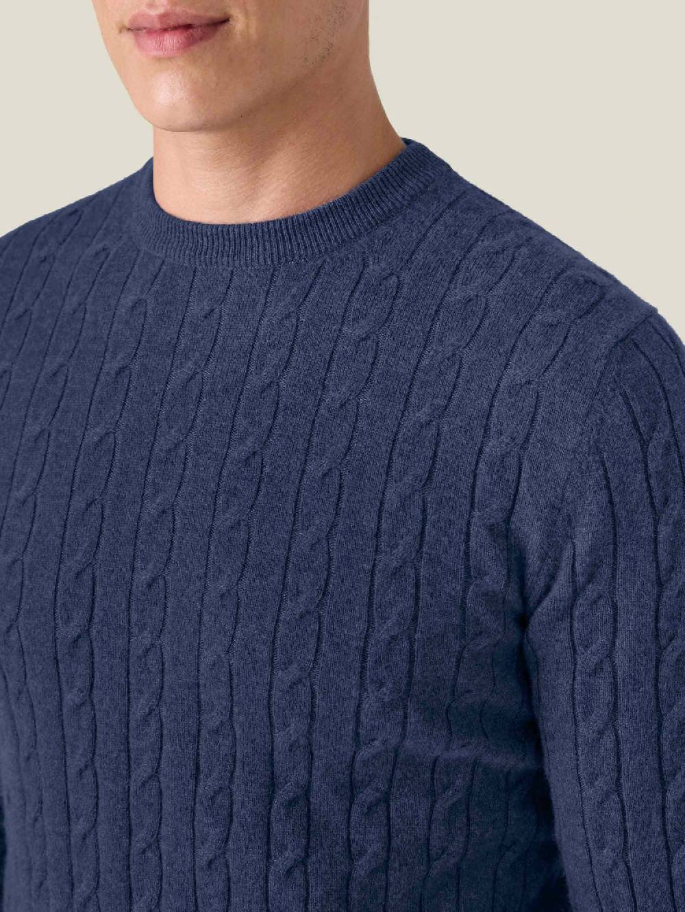 Luca Faloni Cable Knit2-Ply Cashmere Vendita Economica