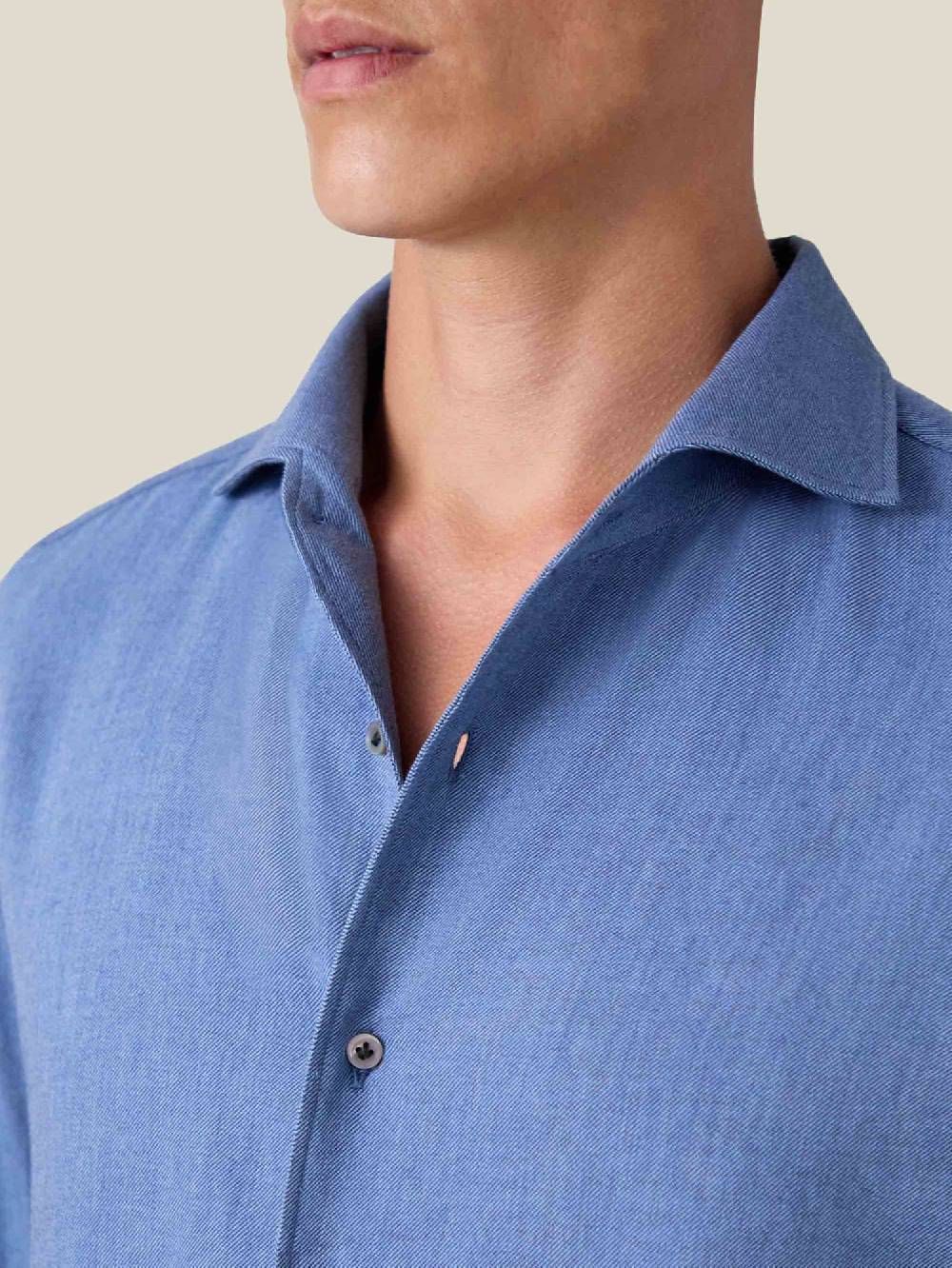 Luca Faloni Classic ShirtCashmere-Cotton Qualità Garantita