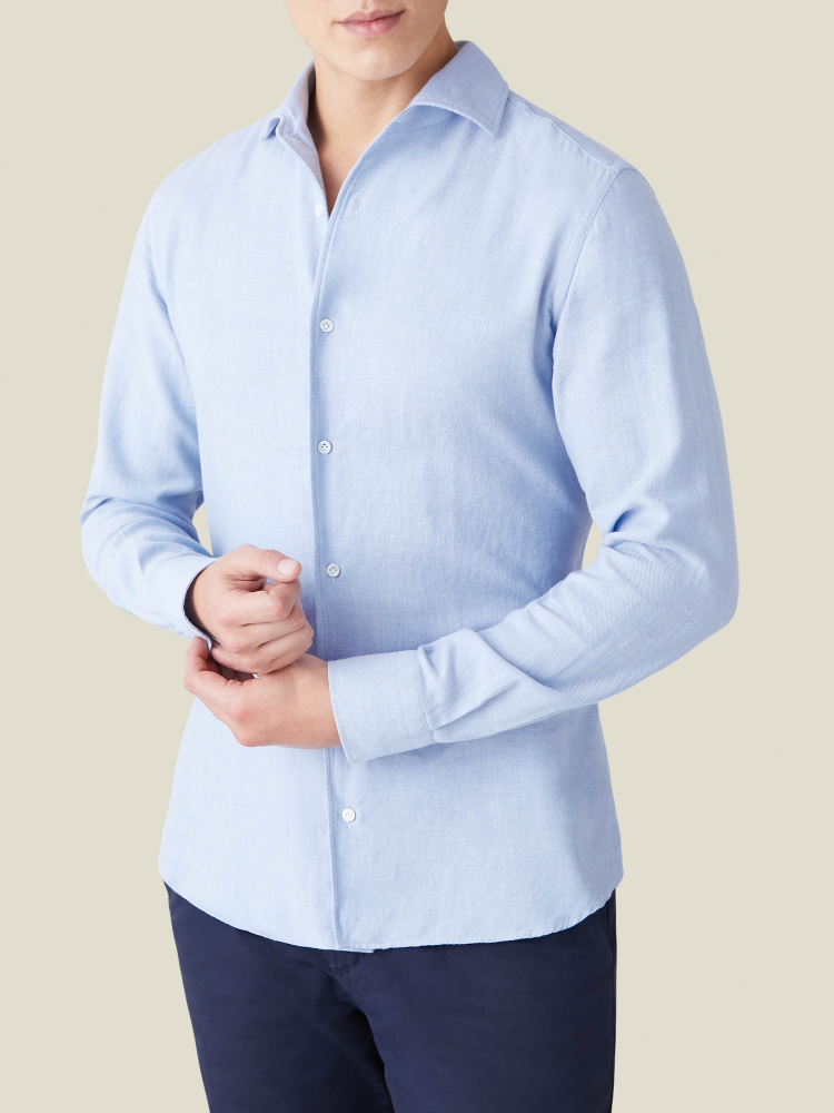 Luca Faloni camicia classicaCashmere-Cotone