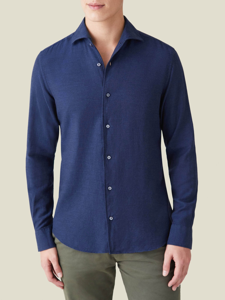 Luca Faloni camicia classicaCashmere-Cotone