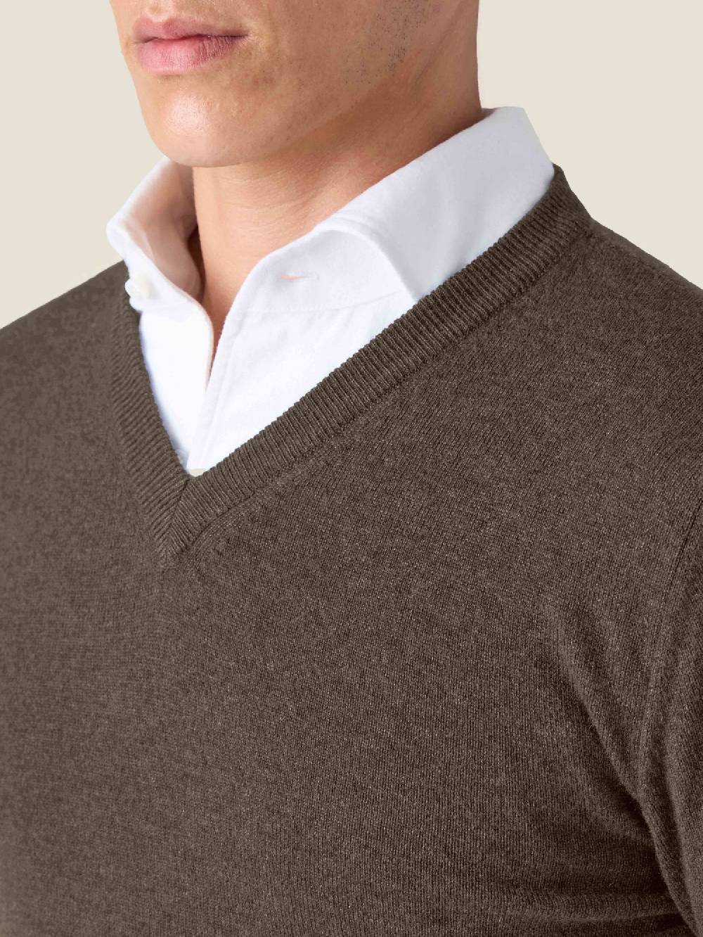 Luca Faloni V Neck2-Ply Cashmere Nuovo