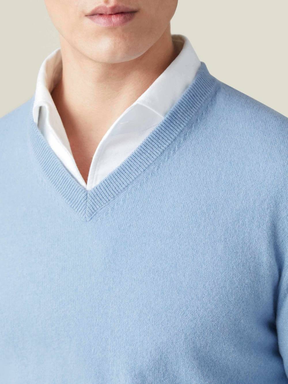 Luca Faloni Scollo a Vcashmere a 2 fili Pezzi Unici