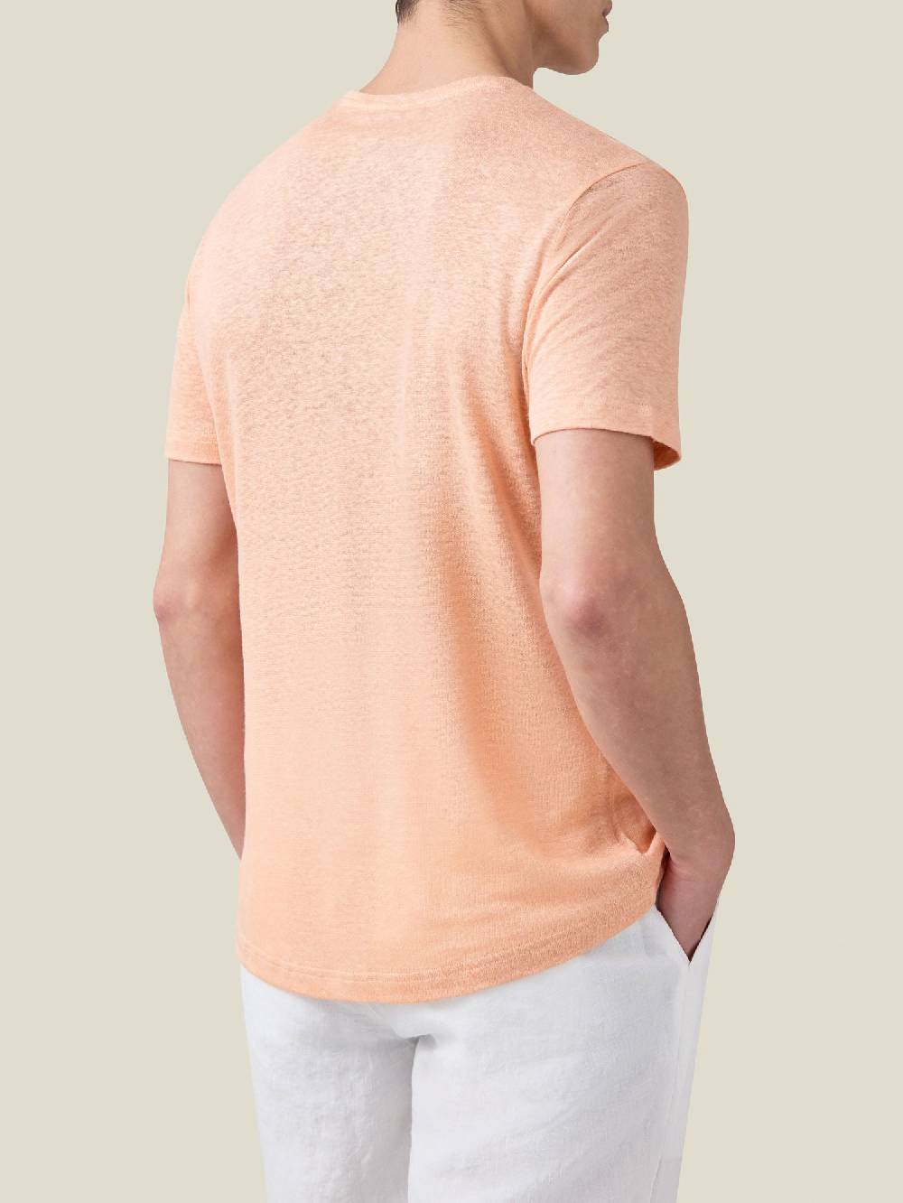 Luca Faloni T-ShirtJersey di Lino In Vendita