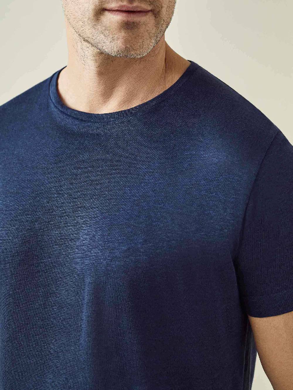 Luca Faloni T-ShirtJersey di Lino Vendita Calda