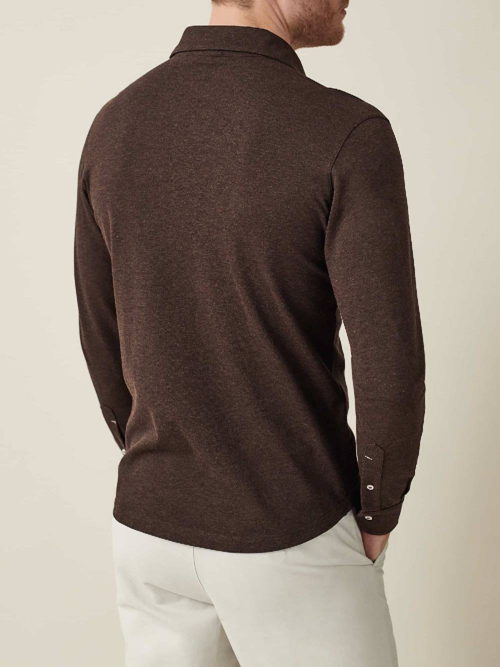 Luca Faloni Brera Polo Piqué di cotone Outlet