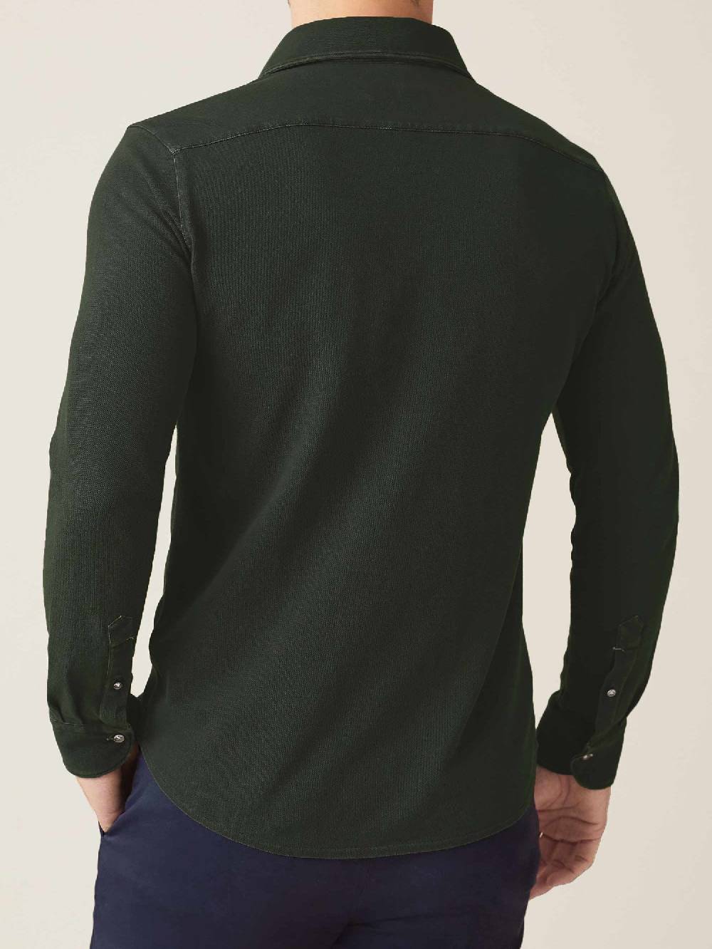 Luca Faloni Camicia SienaCotone Piqué Vendita Calda