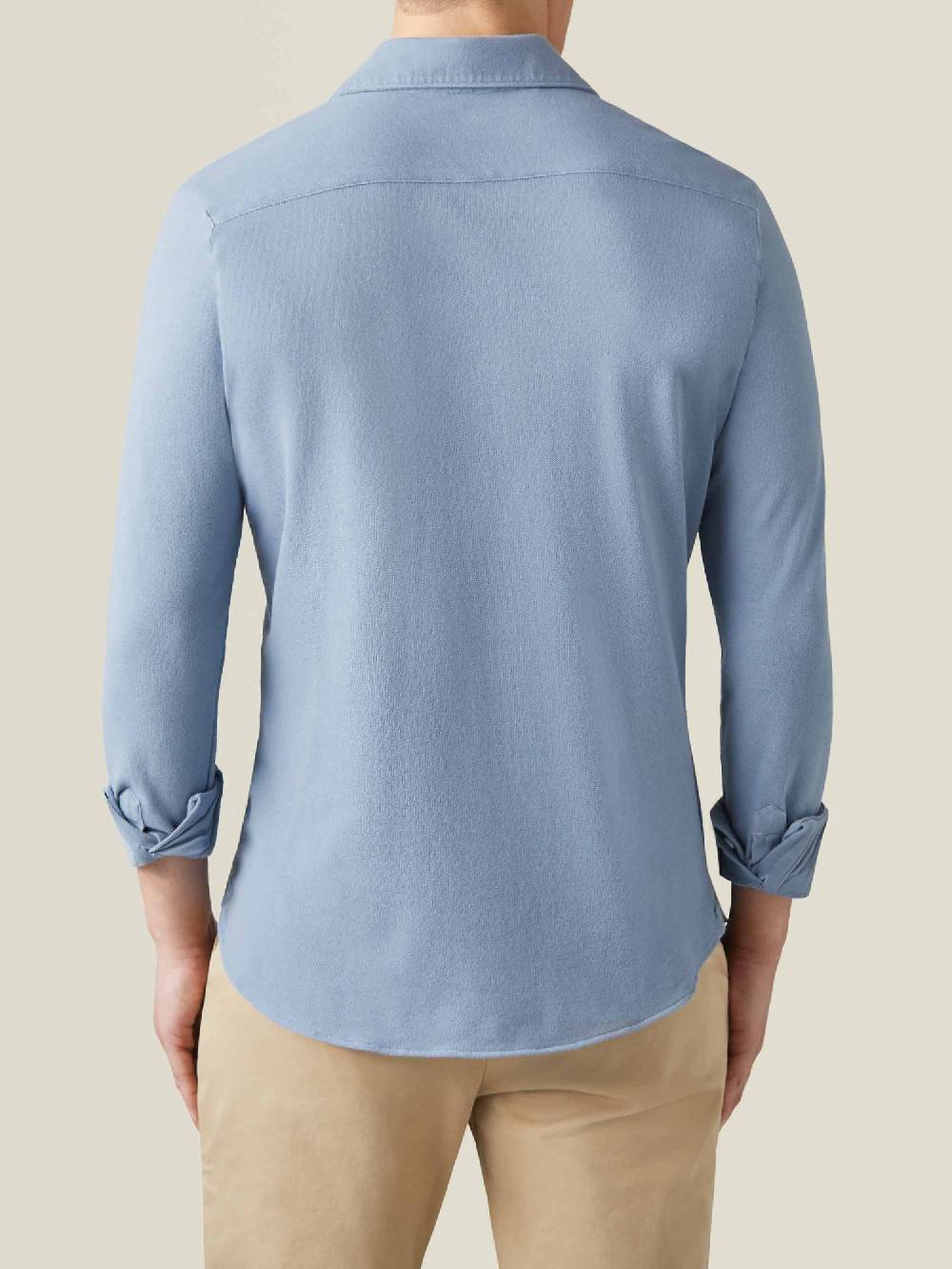 Luca Faloni Camicia SienaCotone Piqué Nuova
