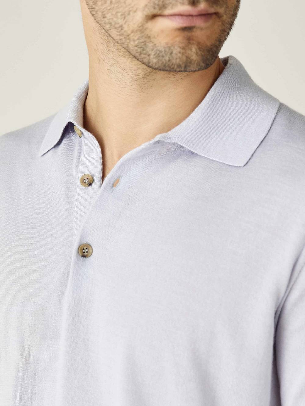 Luca Faloni Knitted PoloSeta-Cashmere Offerta migliore