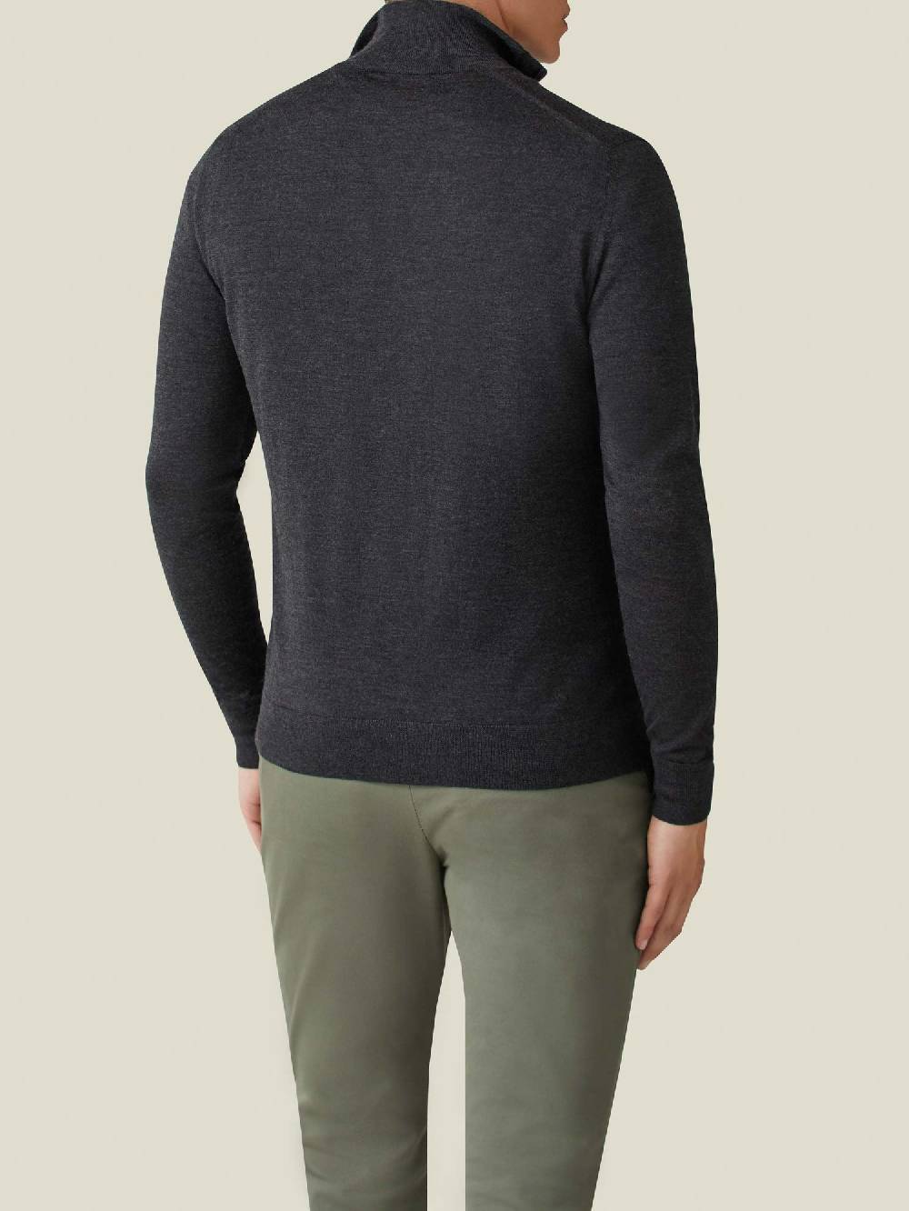 Luca Faloni Maglia con collo mezza zipSeta-Cashmere Negozio
