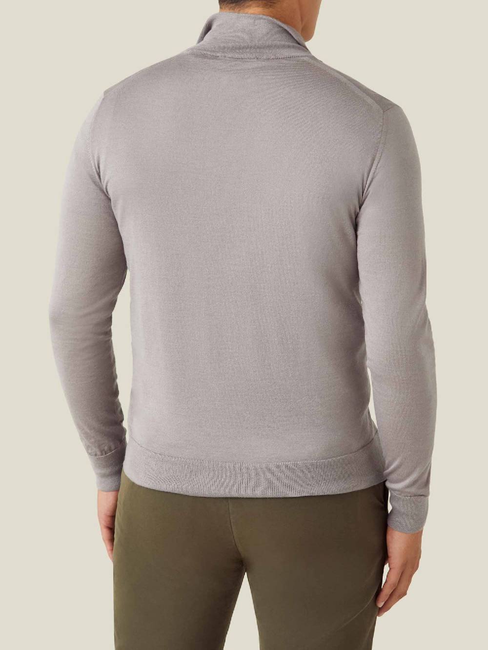 Luca Faloni Maglia con collo mezza zipSeta-Cashmere In Saldo