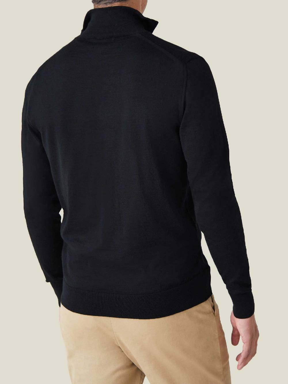 Luca Faloni Maglia con collo mezza zipSeta-Cashmere 2025