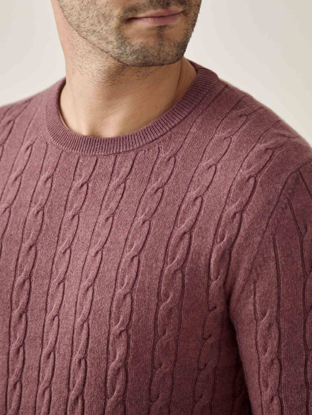 Luca Faloni Maglia a treccecashmere a 2 fili Super sconto