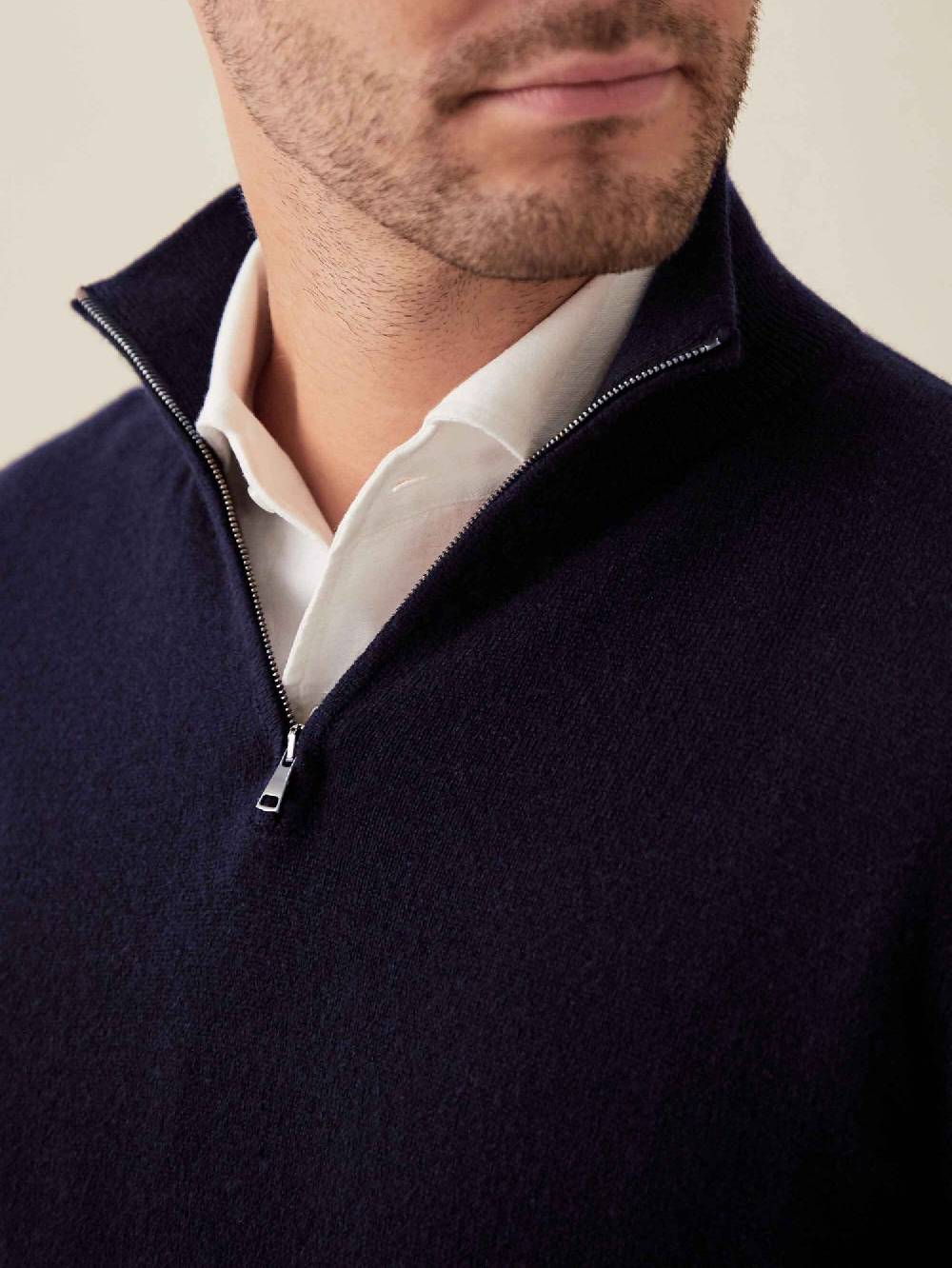 Luca Faloni Mezzocollo con Zipcashmere a 2 fili Vendita Calda